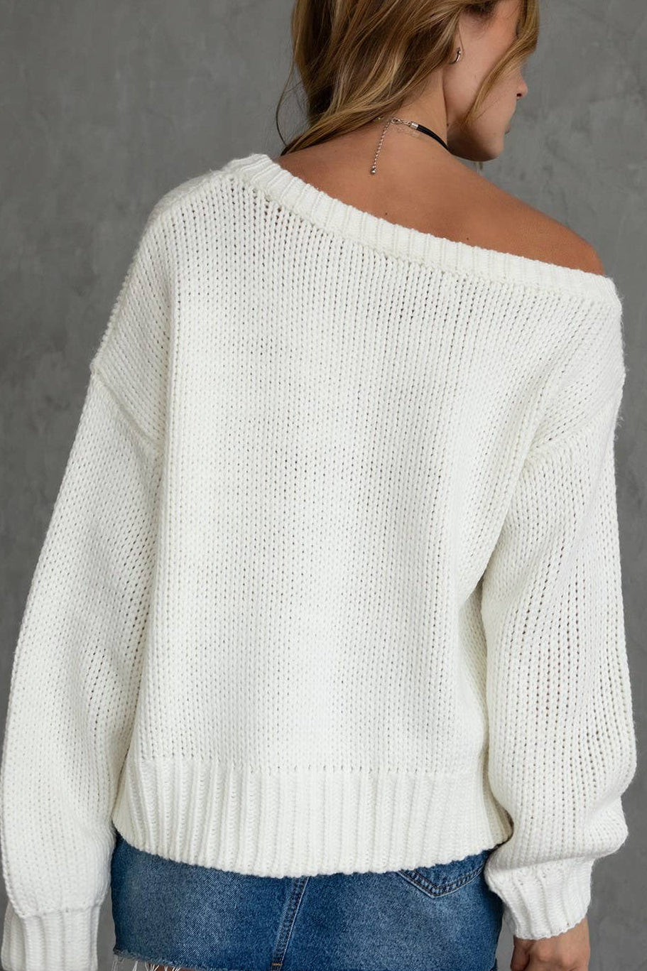 Emilee Off The Shoulder Sweater