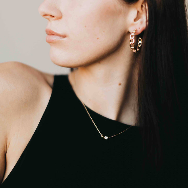 Two Hearts Necklace - waterproof