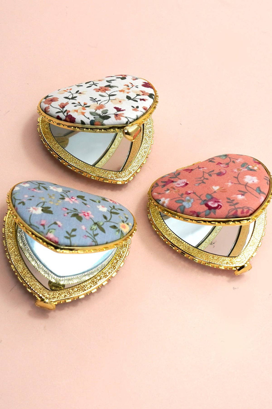 Floral Compact Mirror 🌸