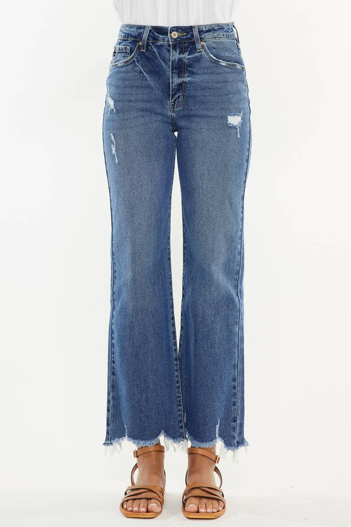 Shannon Slim Wide Leg Jeans