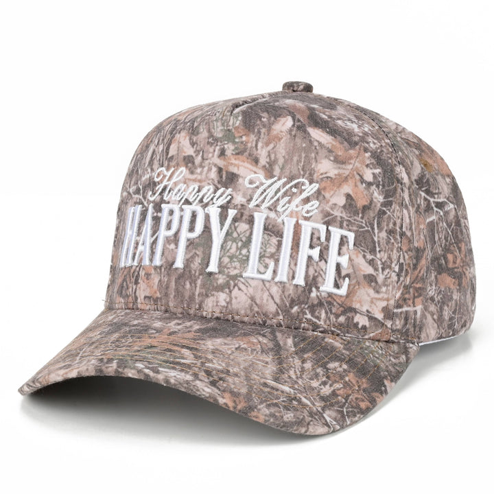 Happy Wife Happy Life Camo Hat