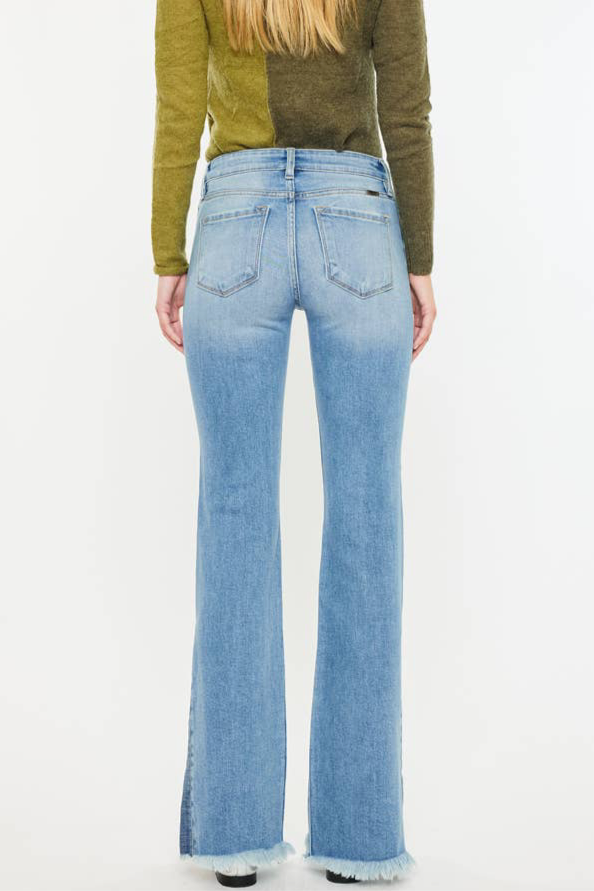 Lola Mid Rise Flare Jeans
