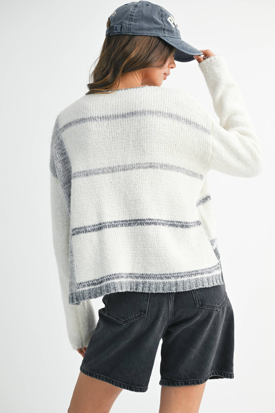 Mona Stripe Pullover Sweater