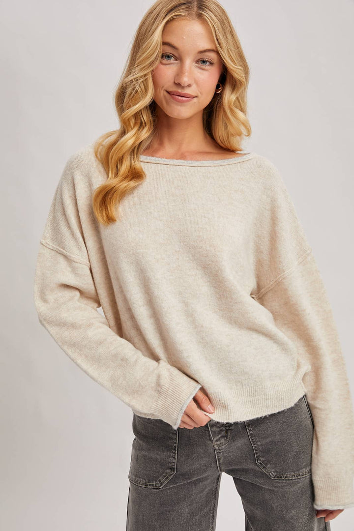 Essential Boatneck Sweater - 3 colors