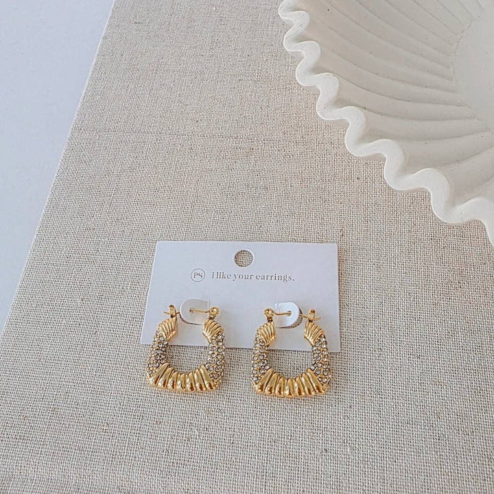 Daphne Hoop Earrings - waterproof
