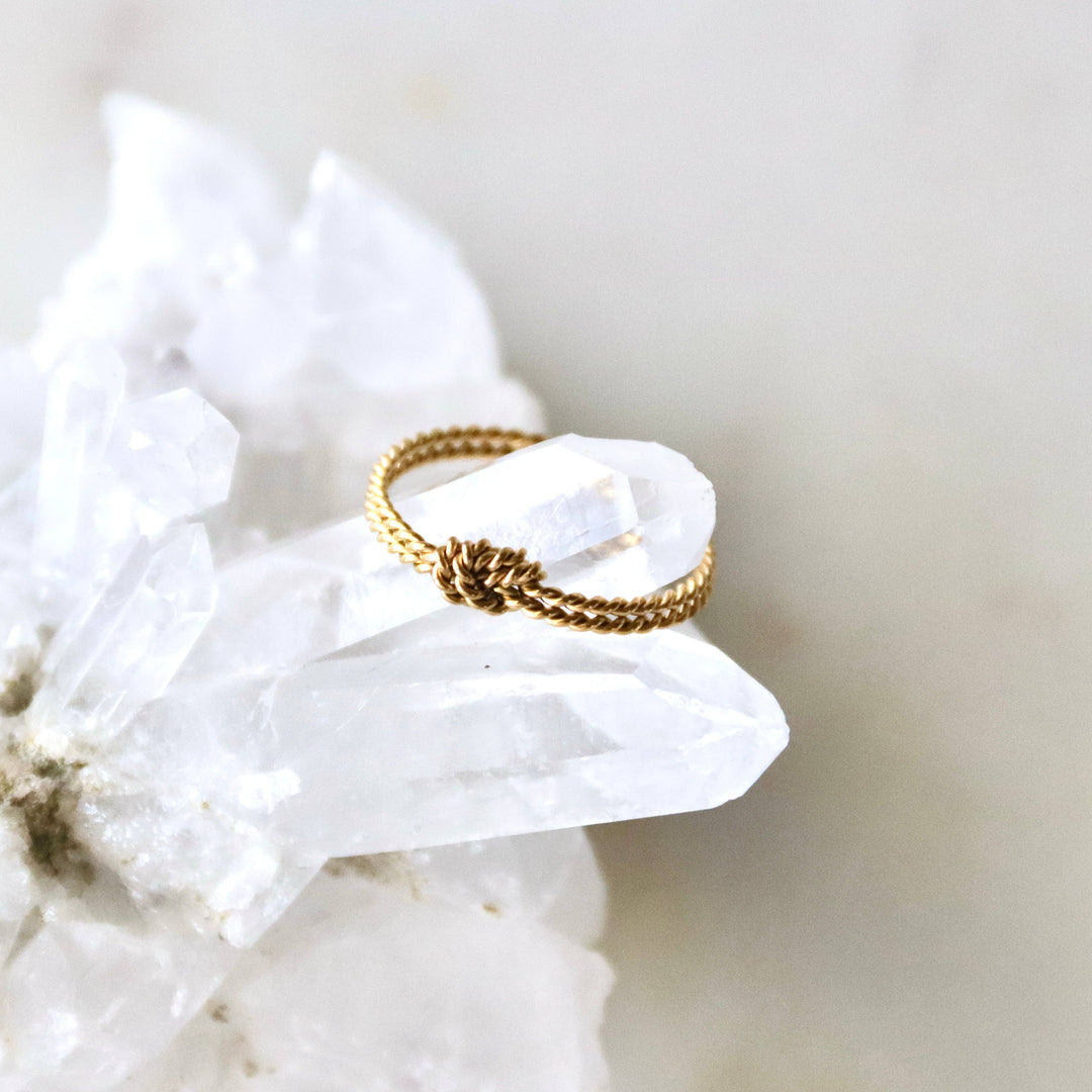 Braided Knot Stack Ring