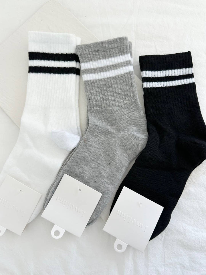 Sporty Crew Socks