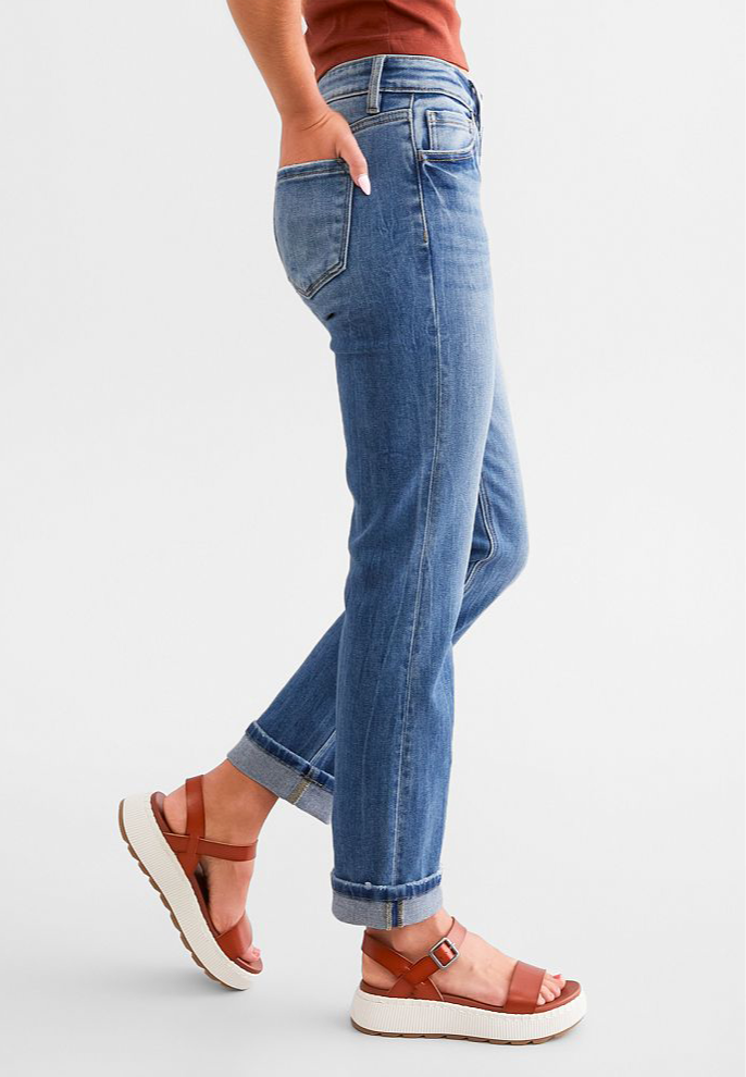 Maddy Slim Straight Jeans