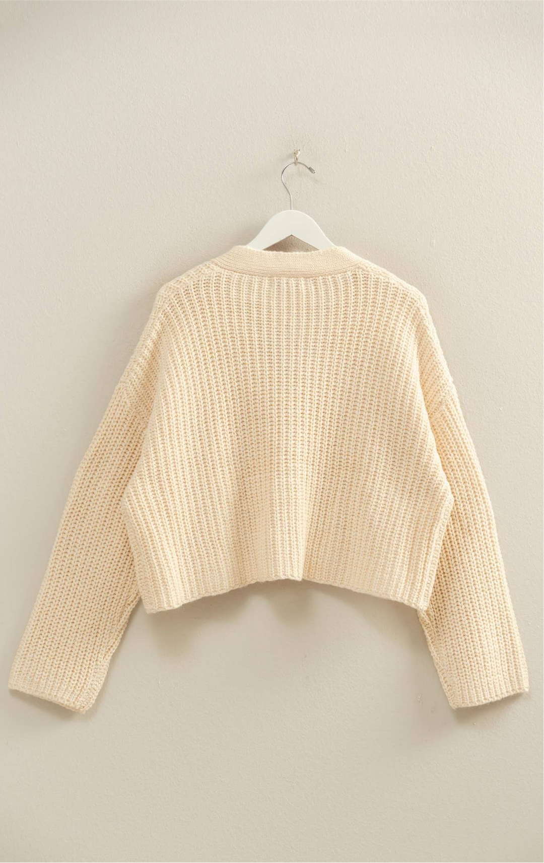 Annalise Ribbed Sweater Cardigan