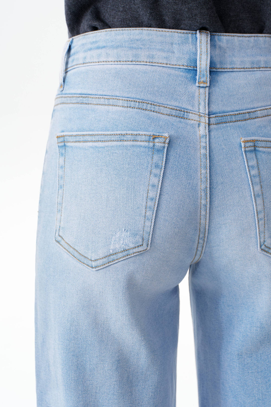 Rowanne Mid-Rise Wide Leg Jeans