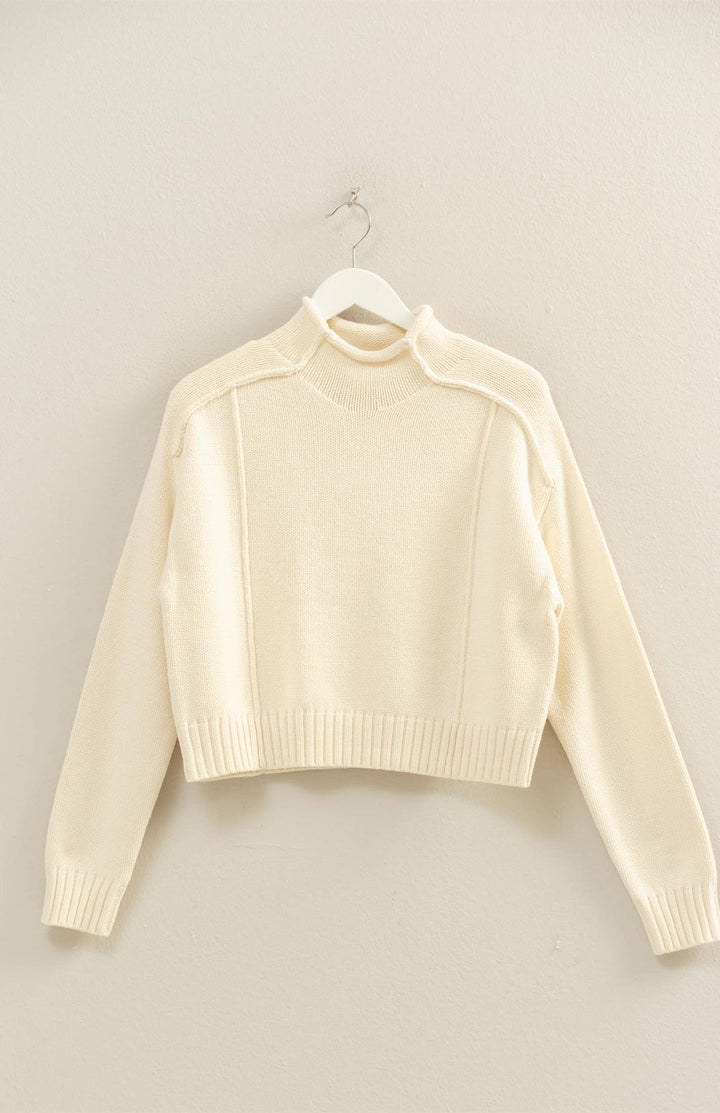 Crema Mock Neck Sweater