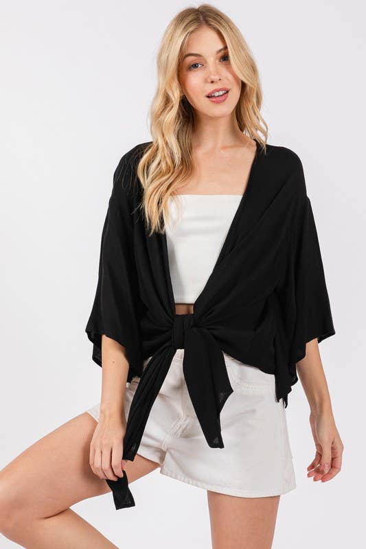 Venice Tie Front Top