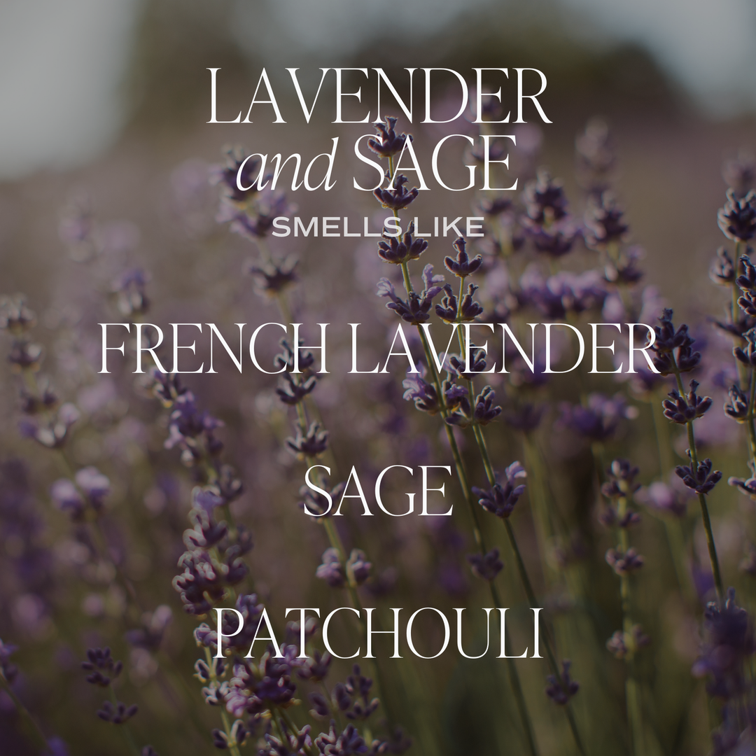 Lavender and Sage 11 oz Soy Candle - Home Decor & Gifts