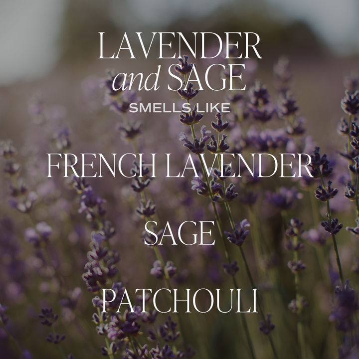 Lavender and Sage 11 oz Soy Candle - Home Decor & Gifts