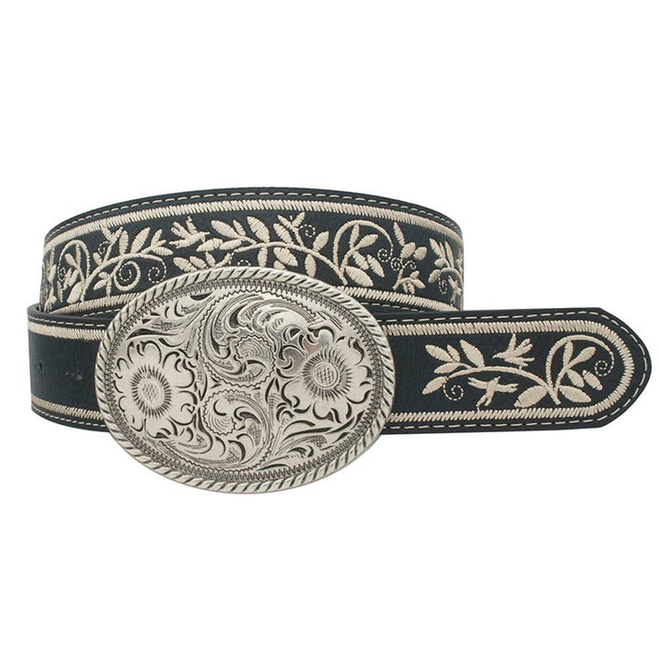 Embroidered Western Belt