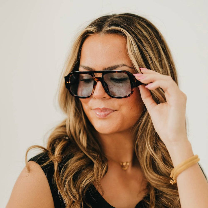Skye Retro Square Sunglasses