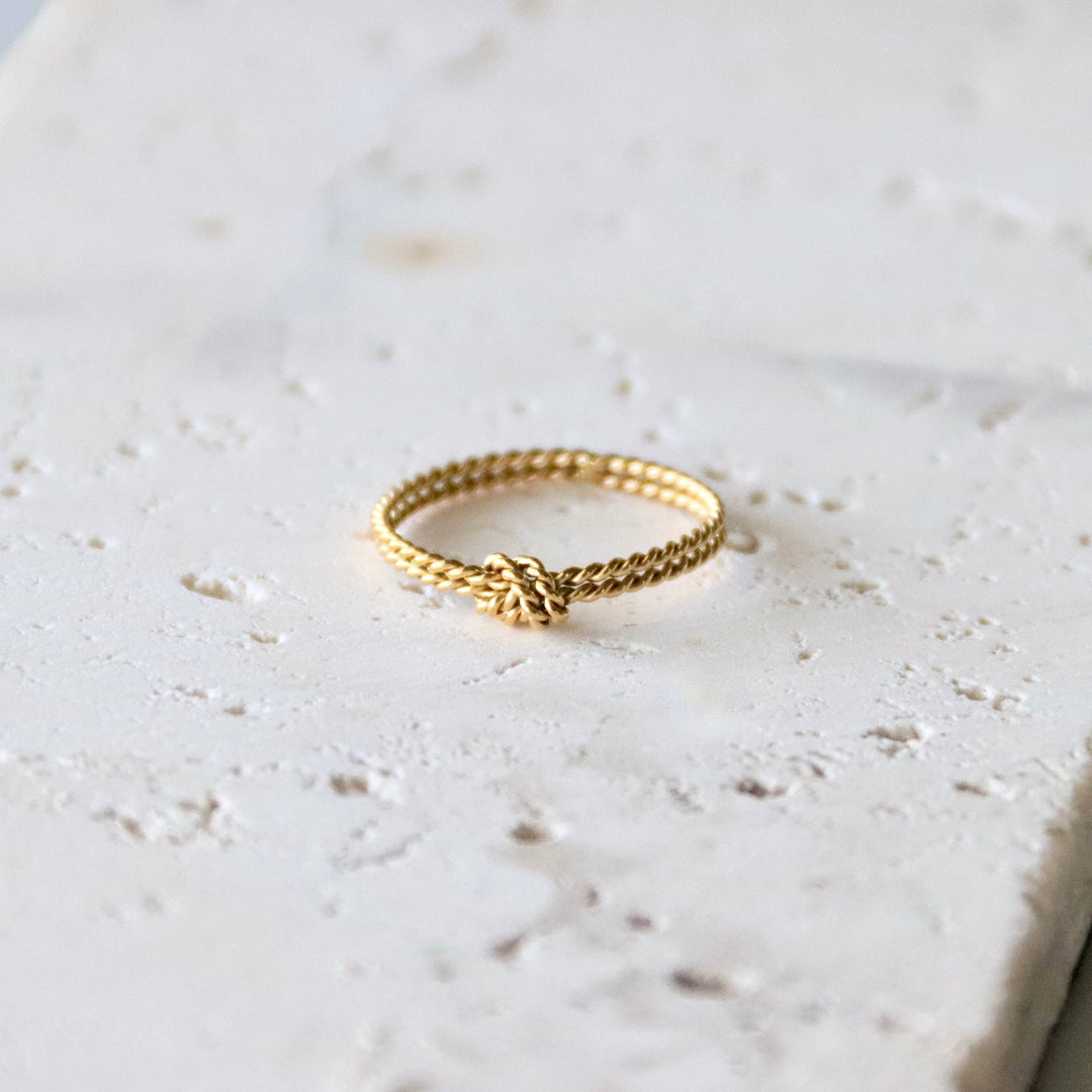 Braided Knot Stack Ring