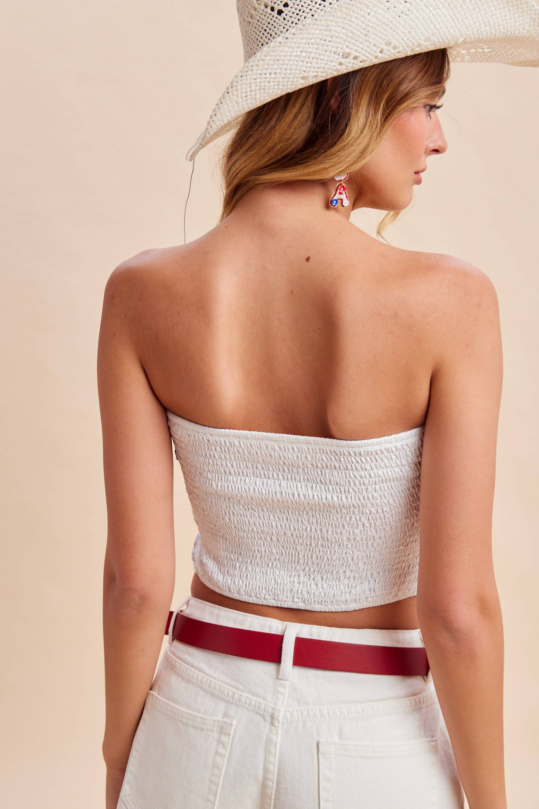 American Babe Patch Tube Top