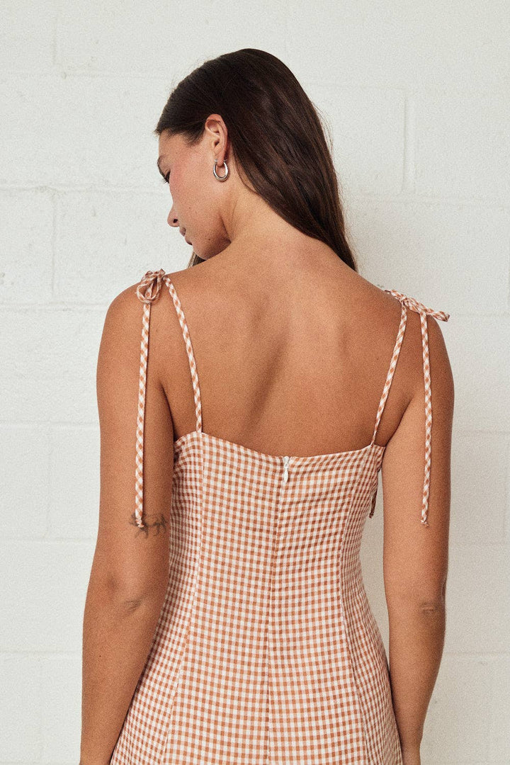 Brunch Babe Gingham Mini Dress