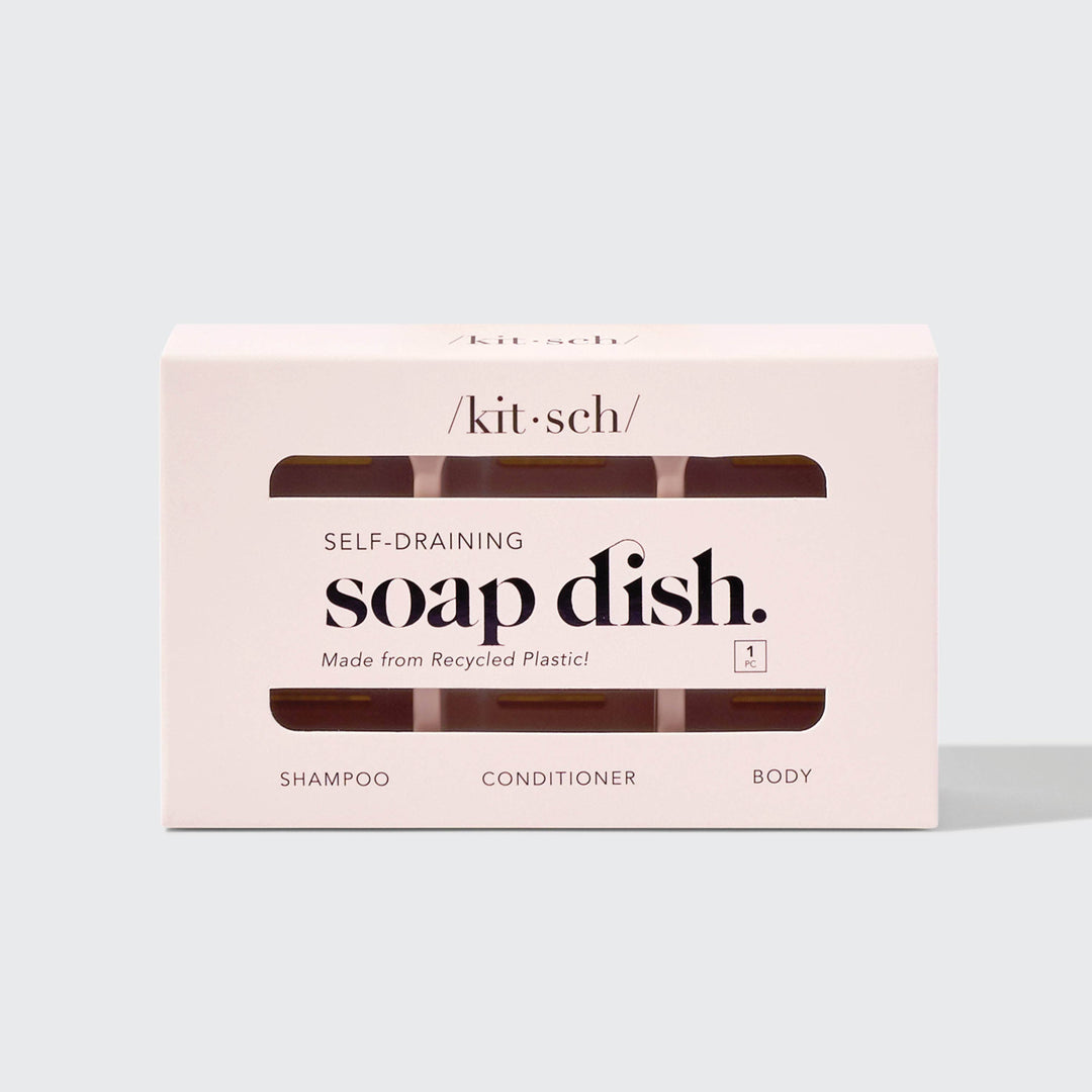 Self-draining Soap Kitsch Bar Dish
