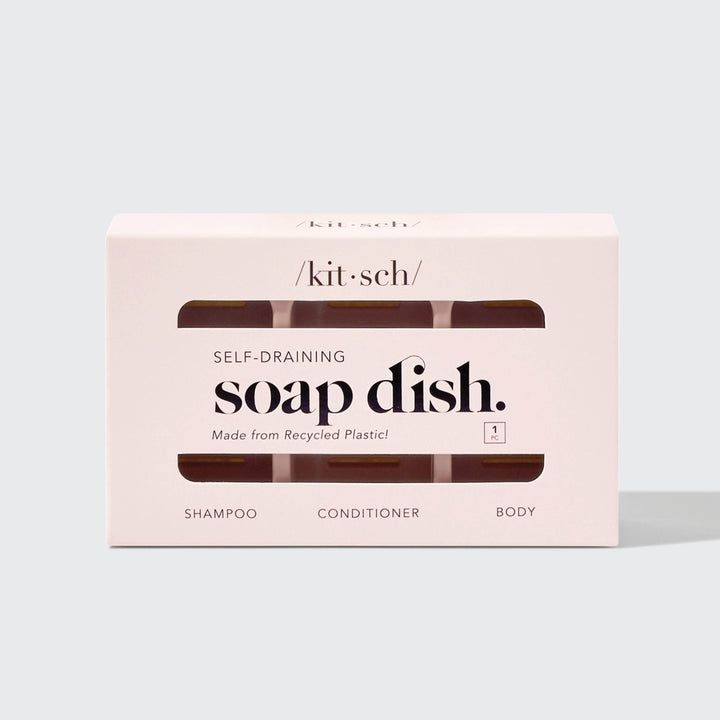 Self-draining Soap Kitsch Bar Dish