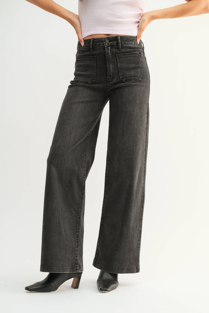 Gia Wide Leg Jeans