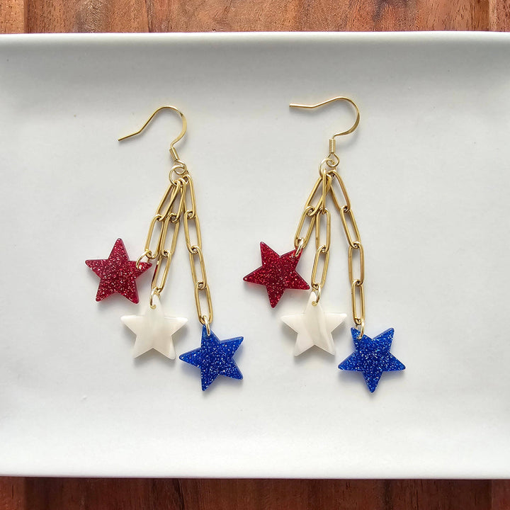 Firework Star Earrings