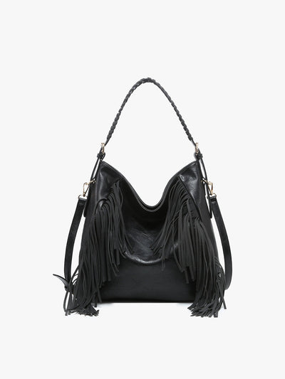 Savi Distressed Hobo w/ Fringe Detail
