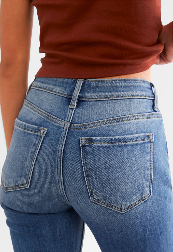 Maddy Slim Straight Jeans