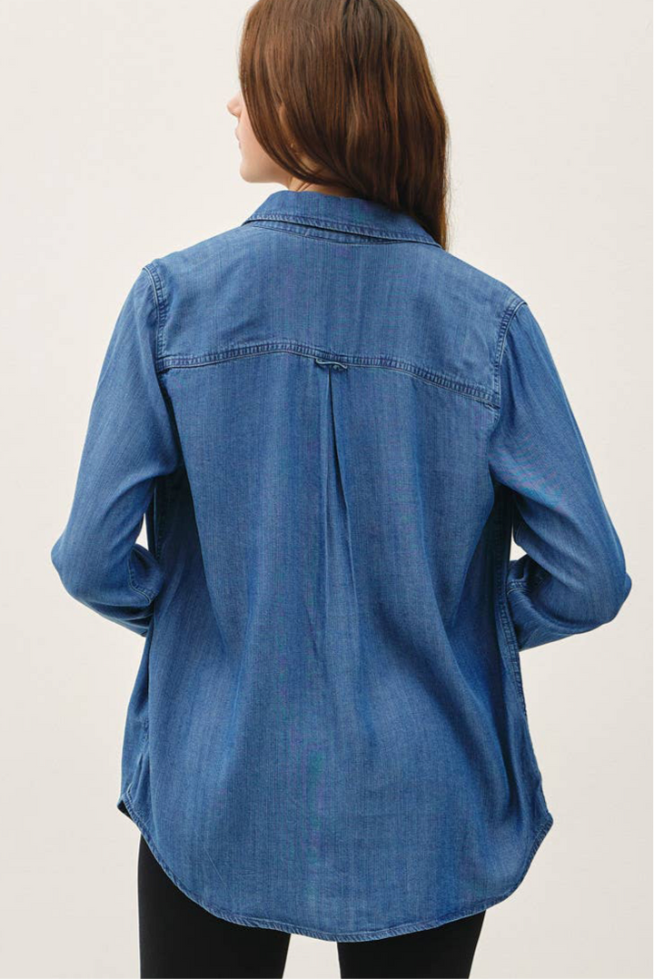 Chambray Denim Button Down