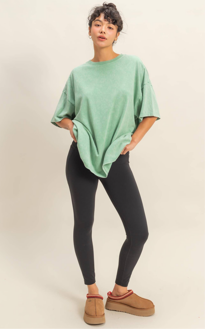 Mineral Wash Oversized Tee