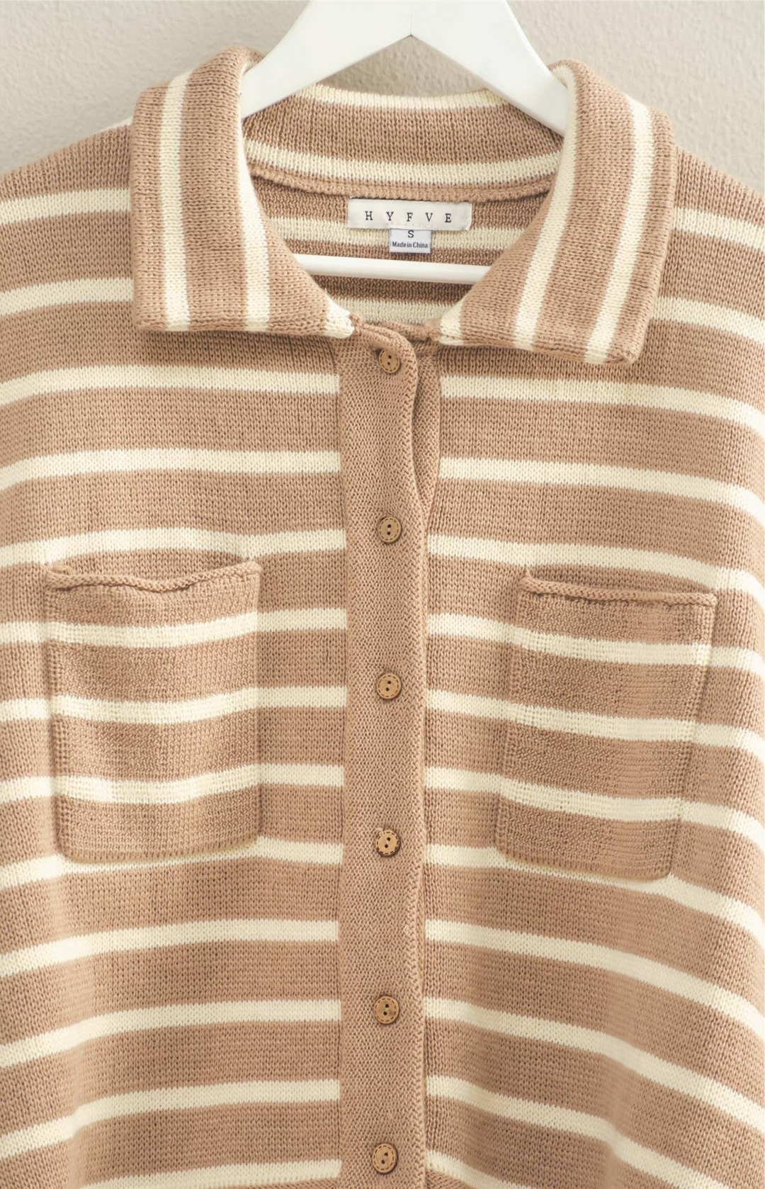 Chai Time Striped Cardigan