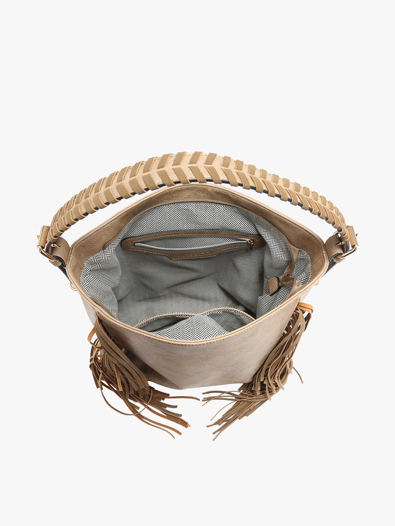 Savi Distressed Hobo w/ Fringe Detail