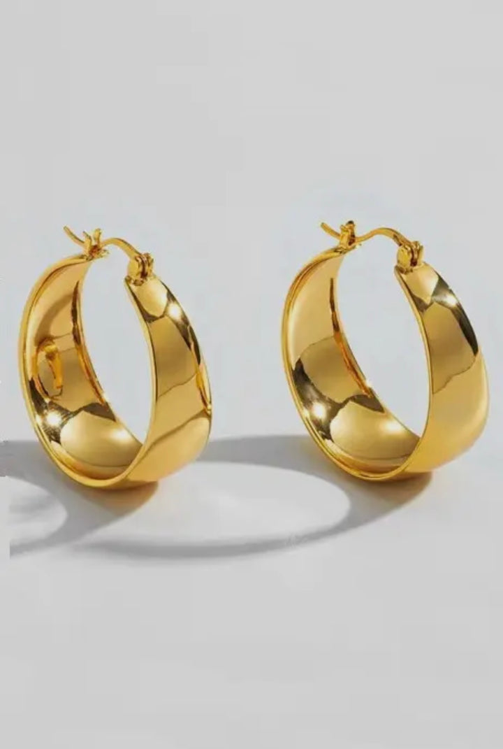 Valentina Gold Dipped Hoops