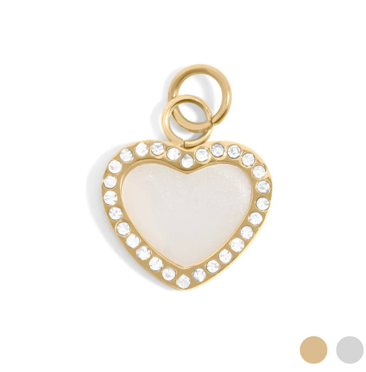 Sweetheart Paperclip Bracelet + Heart Charm