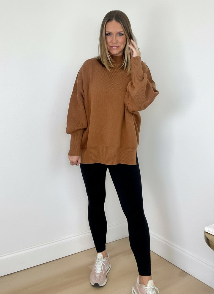 Moxy Sweater - Deep Camel