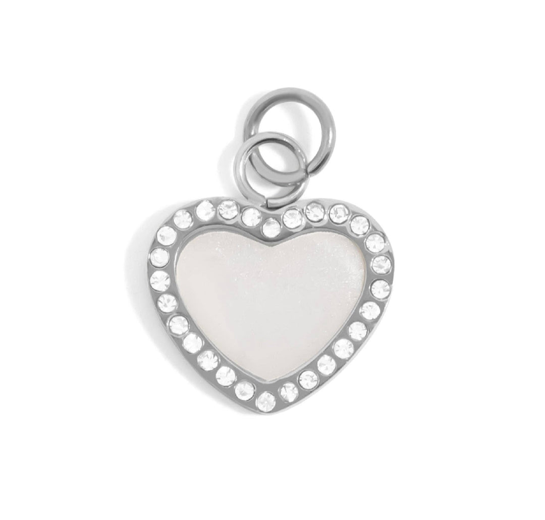 Sweetheart Paperclip Bracelet + Heart Charm