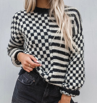 Emory Check Sweater