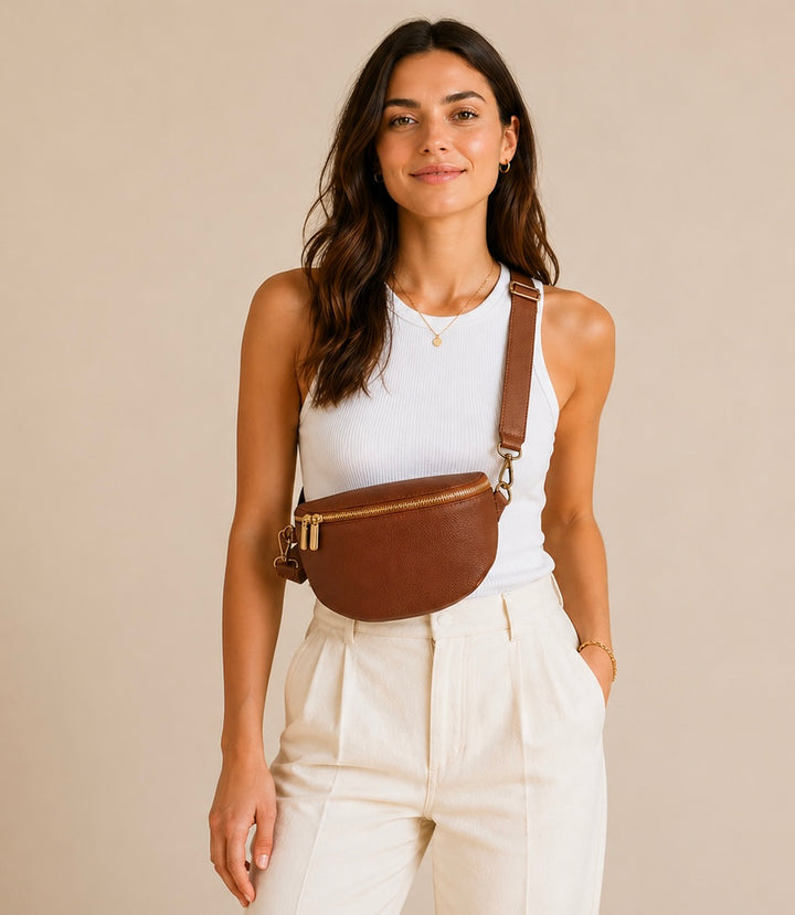 Coco Leather Crossbody Bag