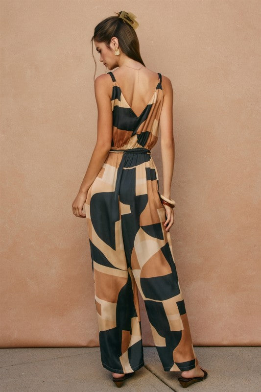 First Class Surplice Jumpsuit