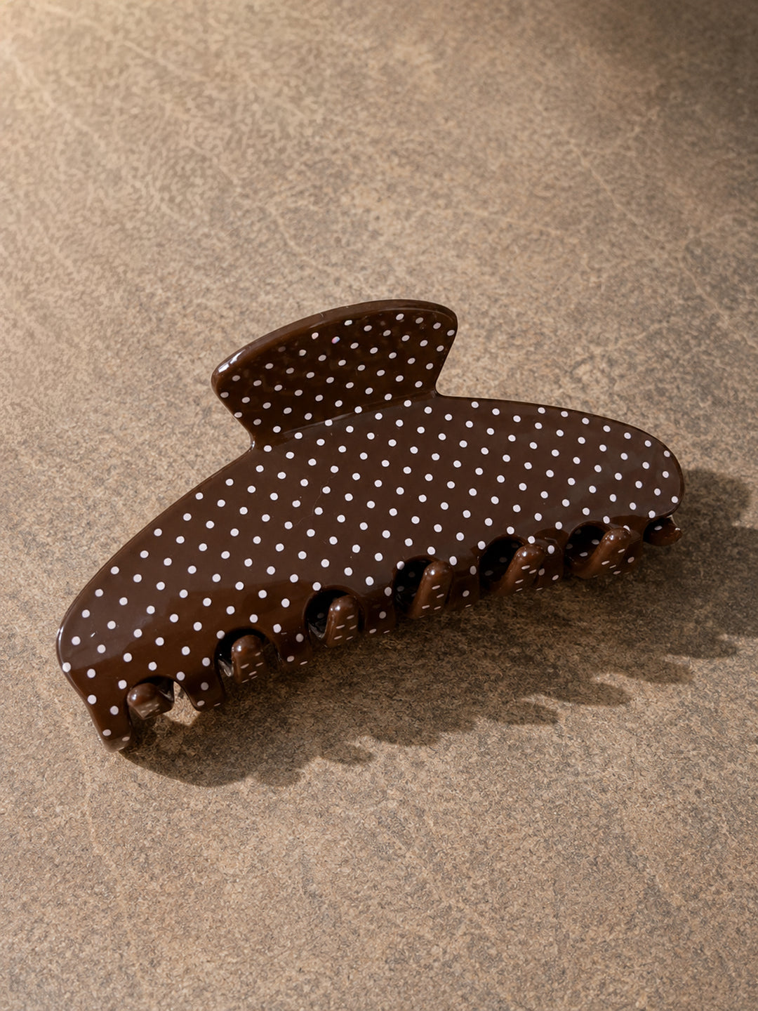 Polka Dot Hair Claw Clip