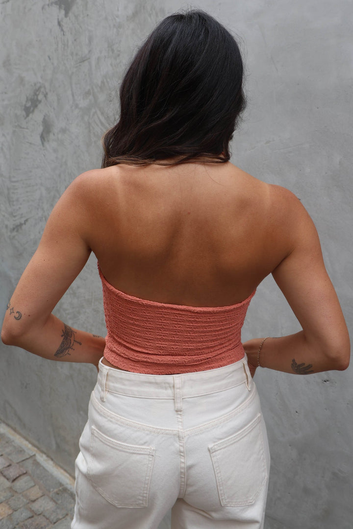 Floral Lace Halter Crop Top (3 colors)