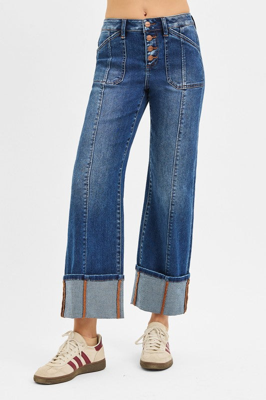 Josie Cuff Jeans by Risen