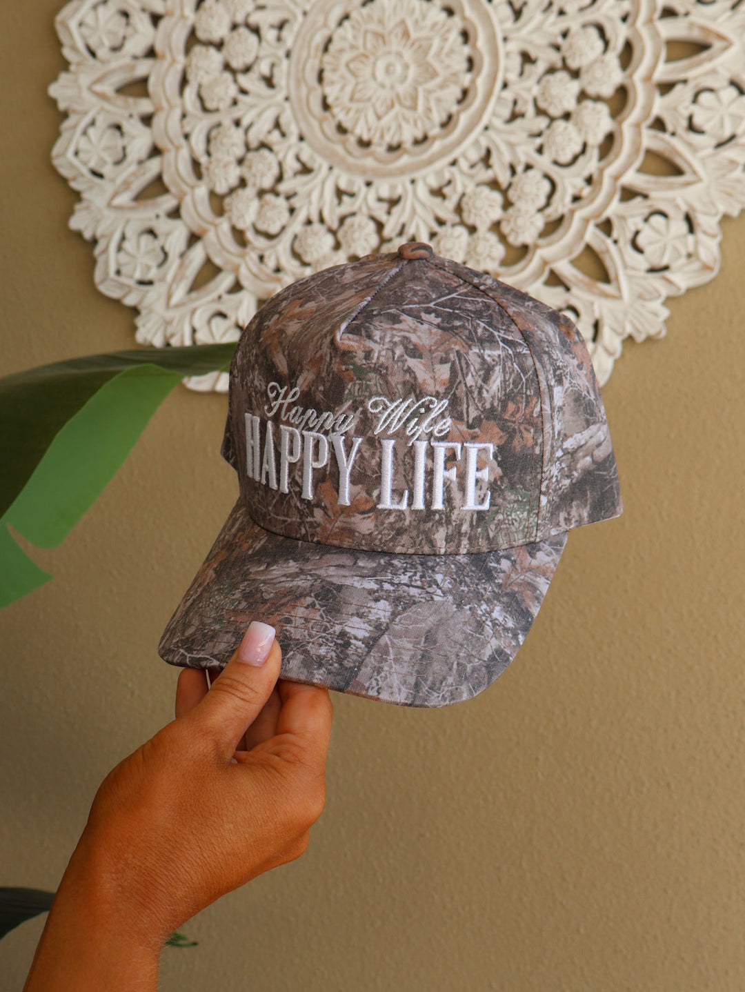 Happy Wife Happy Life Camo Hat