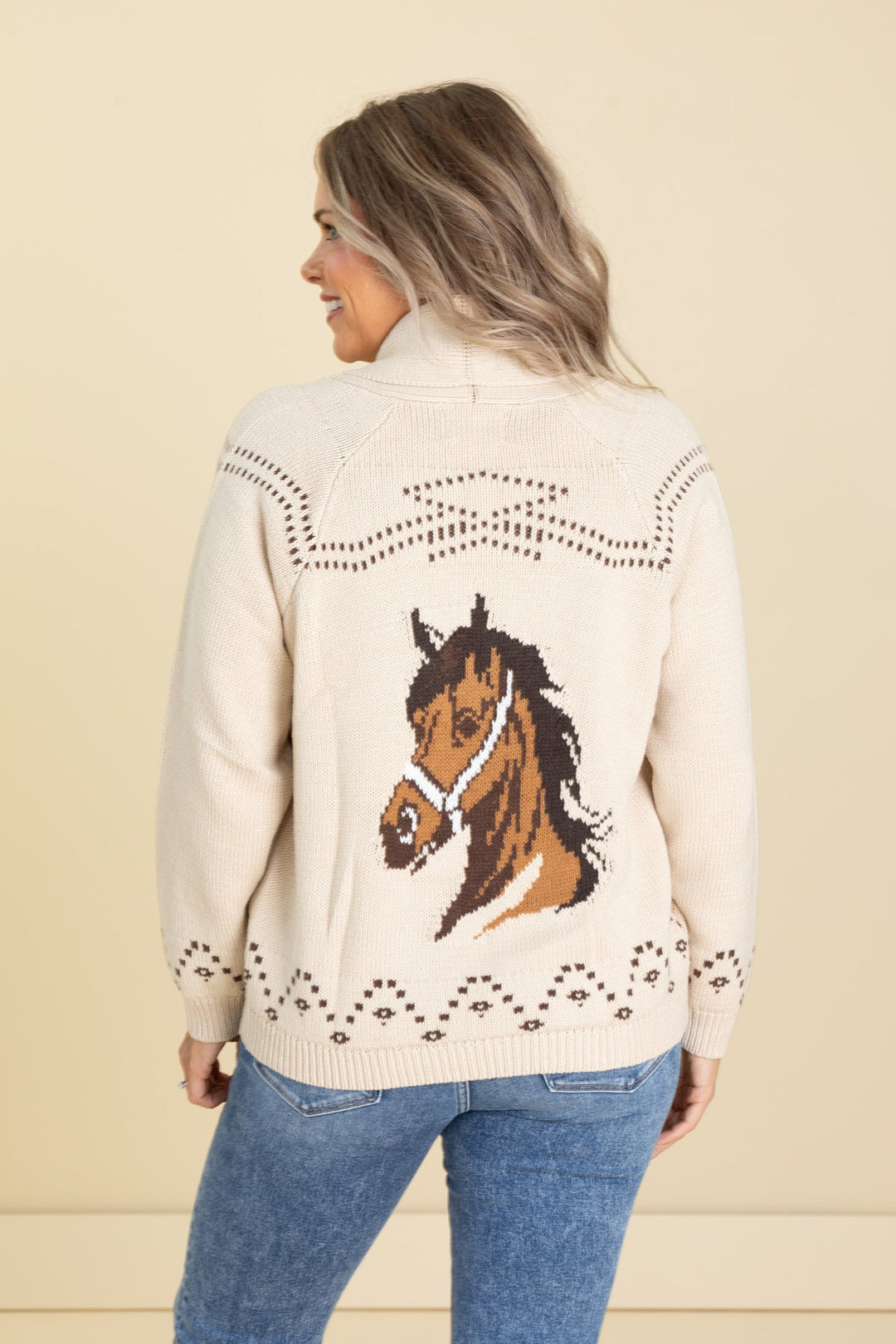 Filly Flair Horse Shawl Cardigan