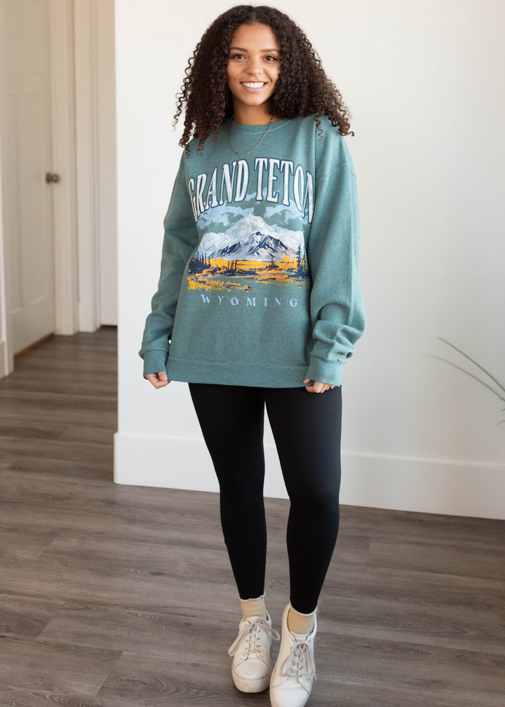 Grand Teton Graphic Sweatshirt {Preorder}