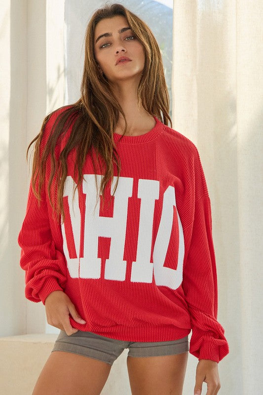 Ohio Corded Crew Pullover