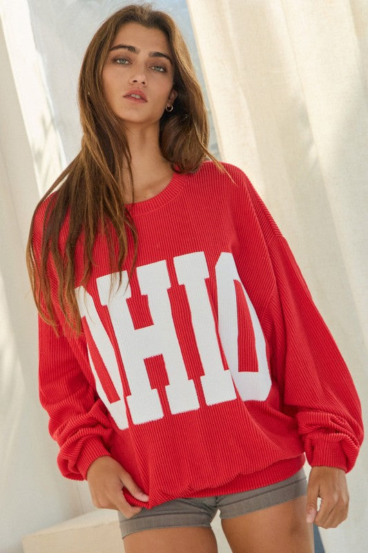 Ohio Corded Crew Pullover