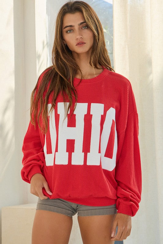 Ohio Corded Crew Pullover