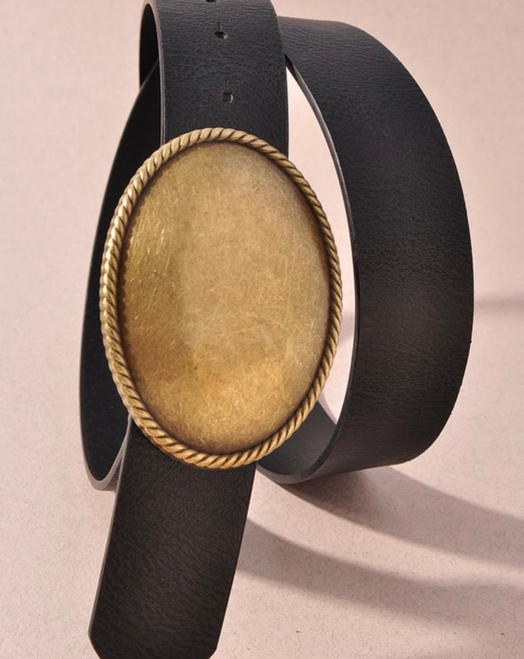 Oval Buckle Belt